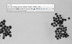 ImageJ自动分割并统计颗粒数据