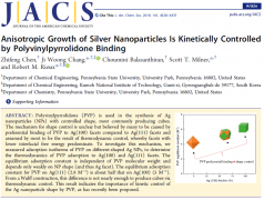Anisotropic Growth of Silver Nanoparticles Is Kinetically Co