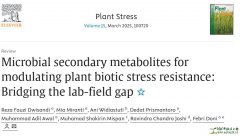 Microbial secondary metabolites for modulating plant biotic
